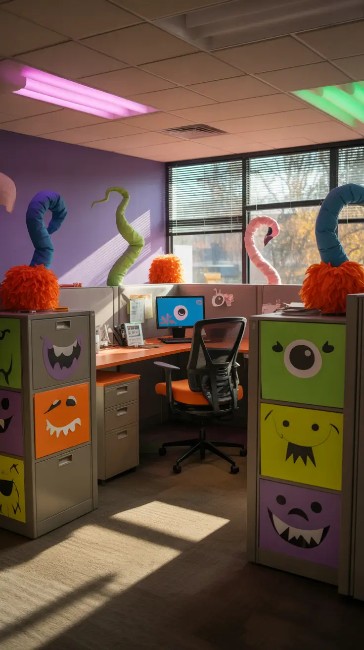 scary halloween office decorations 2025 Monstrously Good Office Theme Ideas