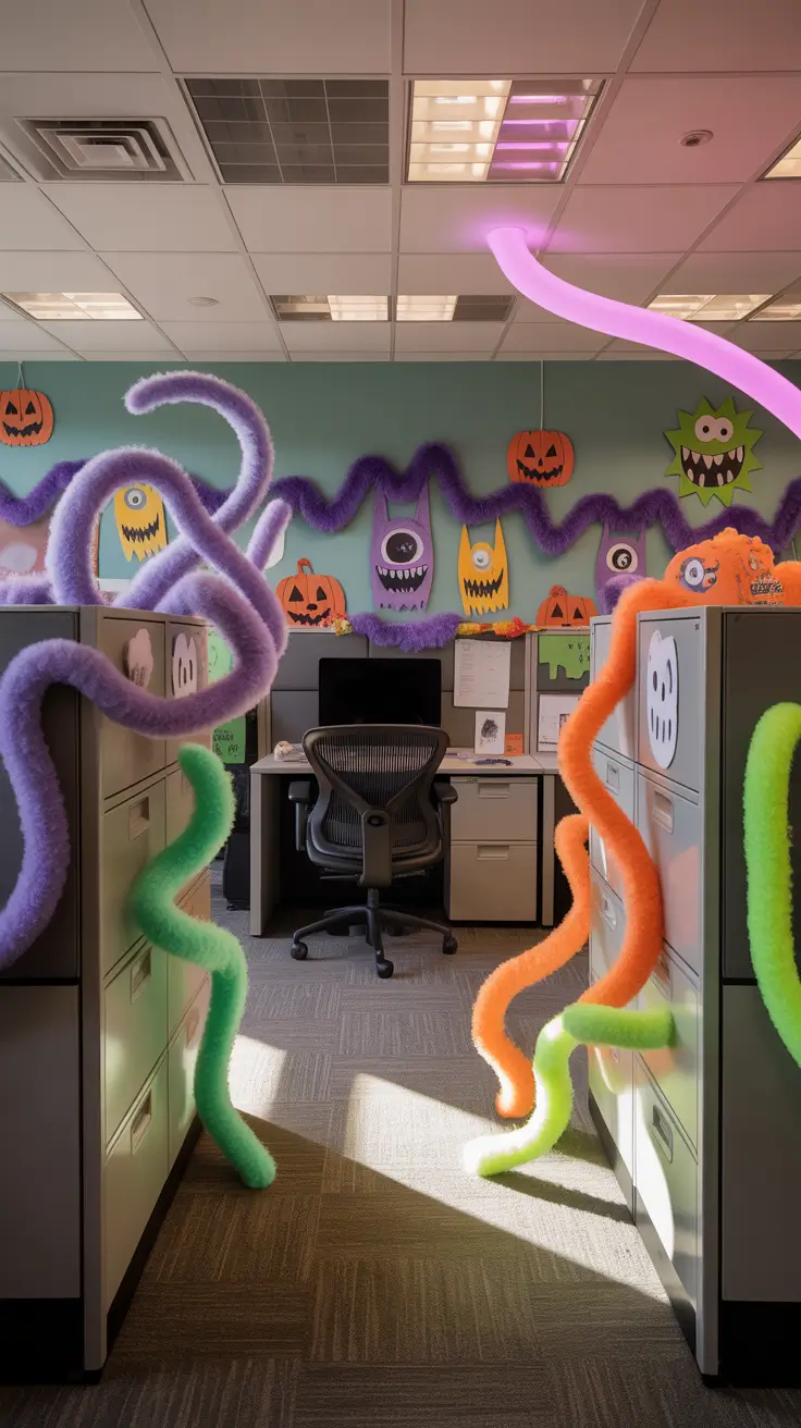 scary halloween office decorations 2025 Monstrously Good Office Theme Ideas