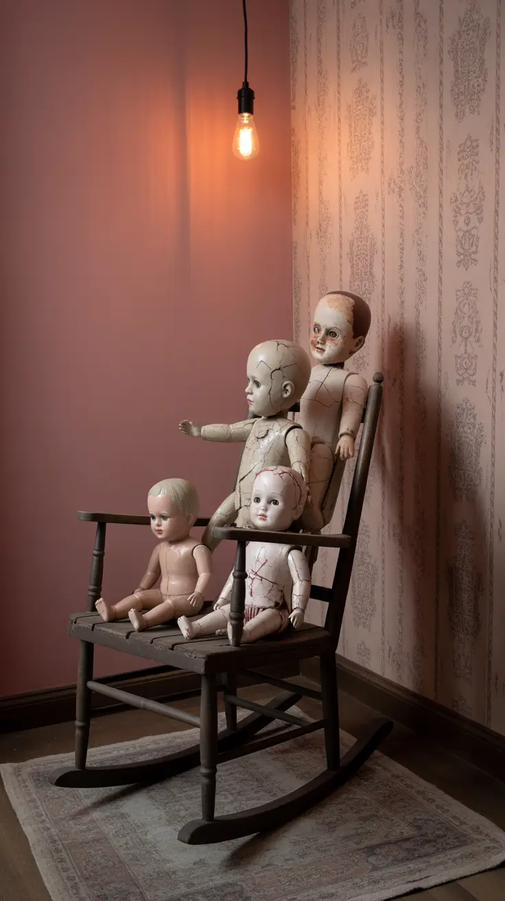 scary halloween office decorations 2025 Office Doll Horror Corners That Terrify