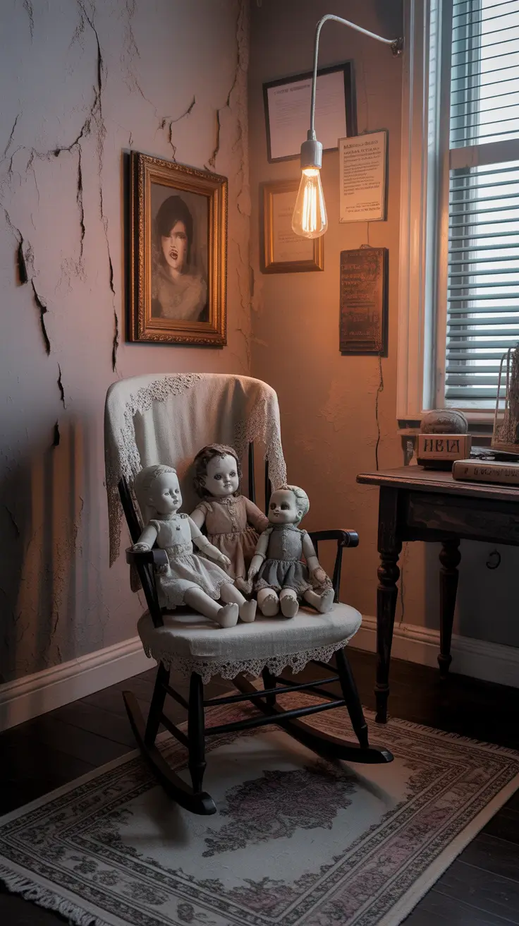 scary halloween office decorations 2025 Office Doll Horror Corners That Terrify