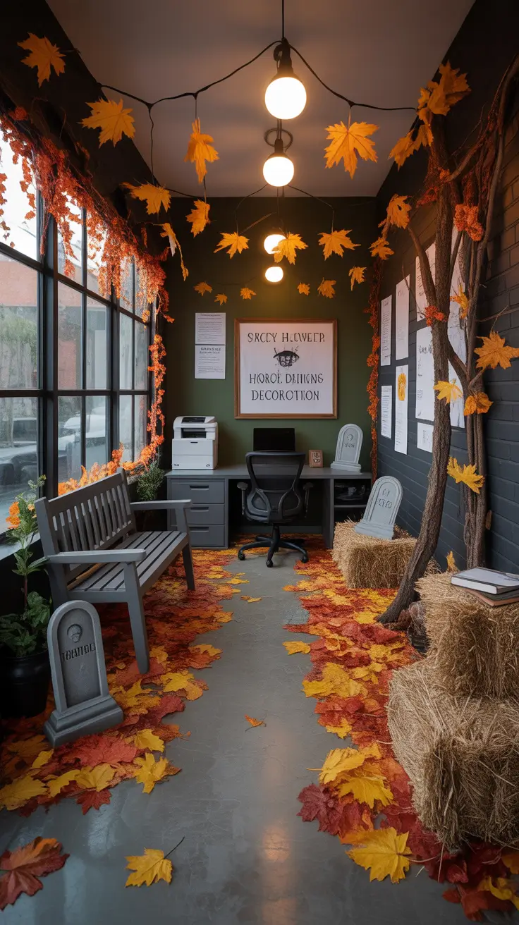 scary halloween office decorations 2025 Outdoor-Inspired Ideas Brought Indoors