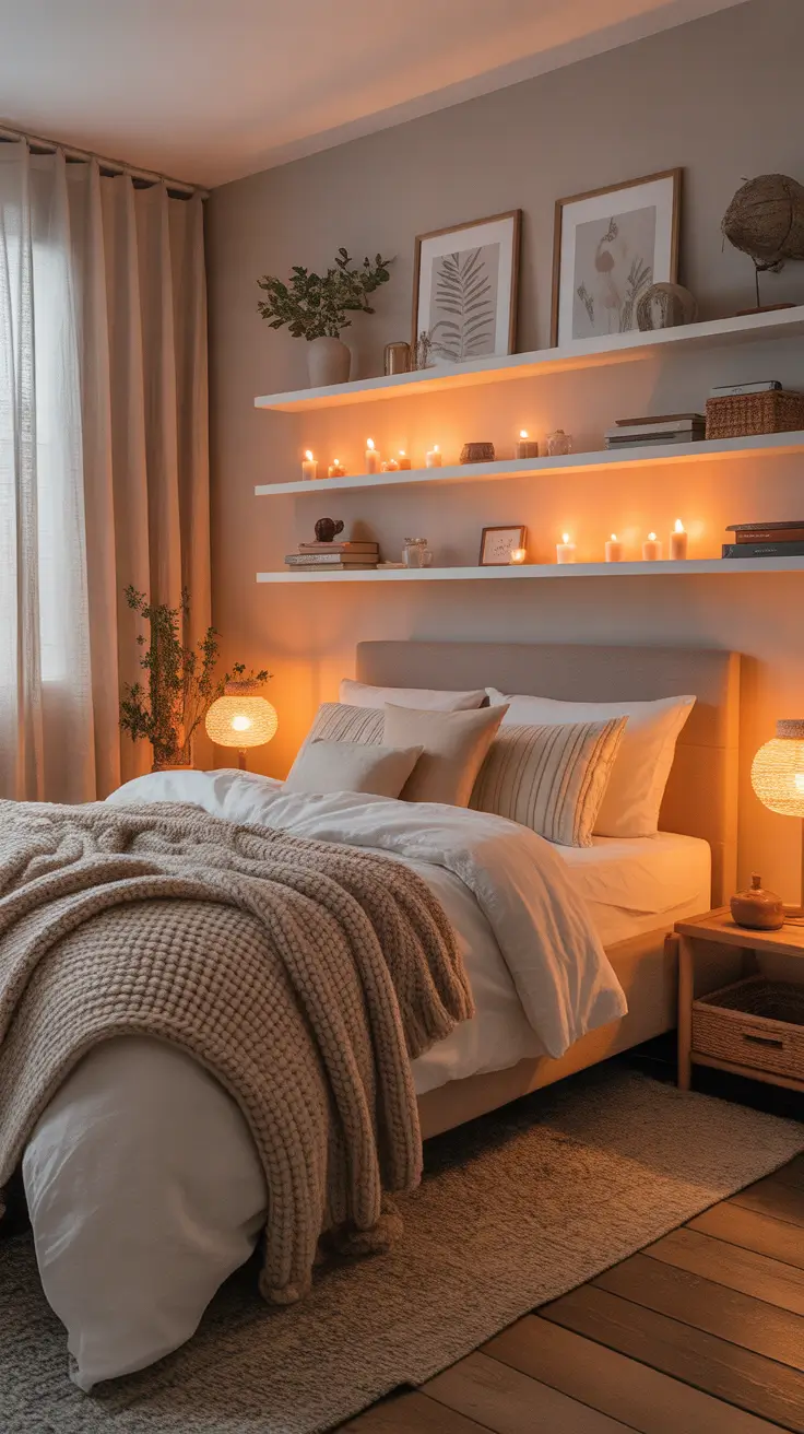 Cosy Bedrooms With Soft Lighting