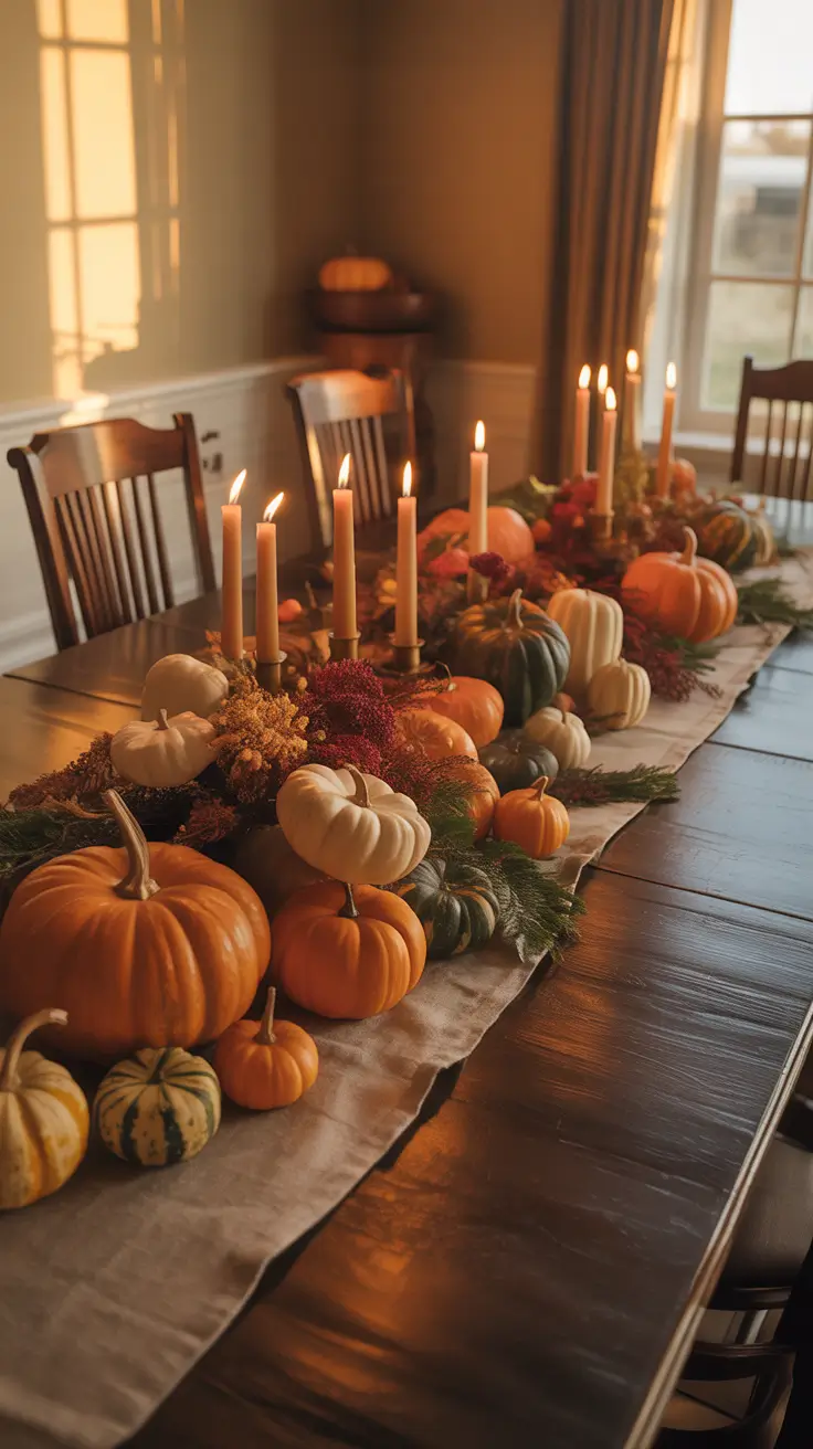 Halloween centerpieces for table 2025 Traditional Halloween Centerpieces With Pumpkins