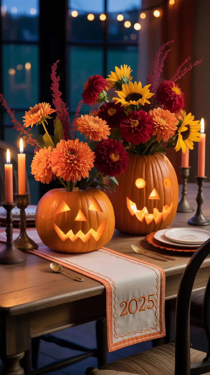 halloween centerpieces for table 2025 Creative Pumpkin Halloween Centerpieces For Table 2025