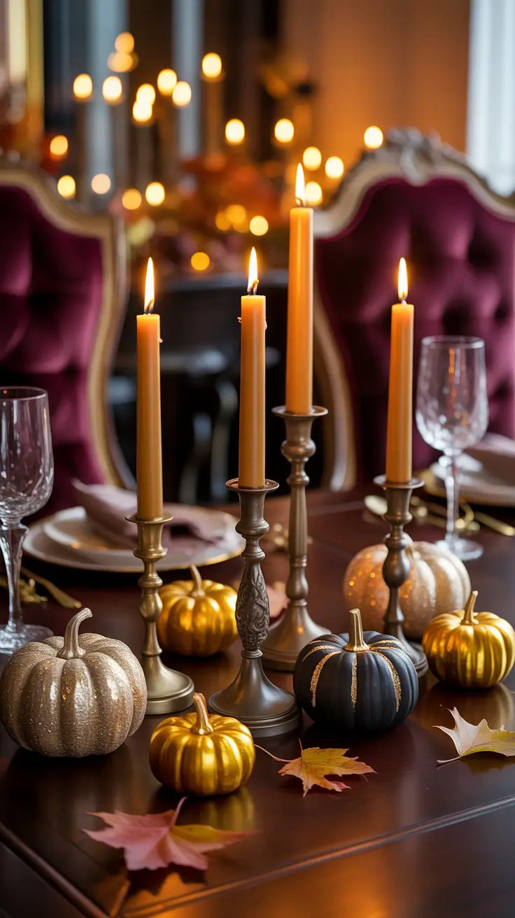 halloween centerpieces for table 2025 Candlelit Halloween Centerpieces For Elegant Dining