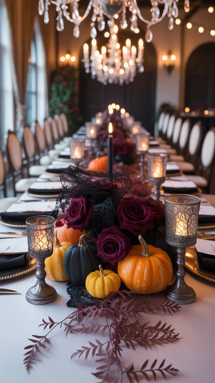 Halloween centerpieces for table 2025 Wedding Halloween Centerpieces With A Twist