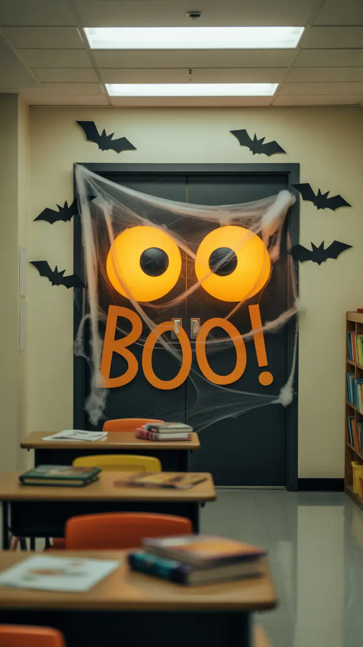 Classroom Scary Halloween Door Ideas That Aren’t Too Much
