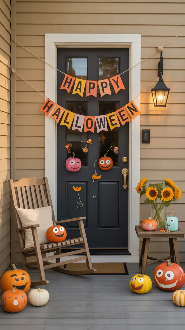 DIY Halloween Door Ideas For Families