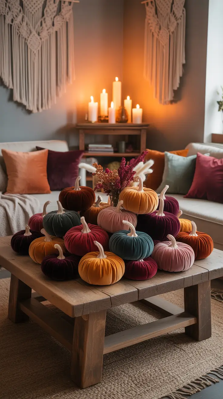 Halloween Living Room Decor Ideas 2025 Velvet Pumpkins And Witchy Textures