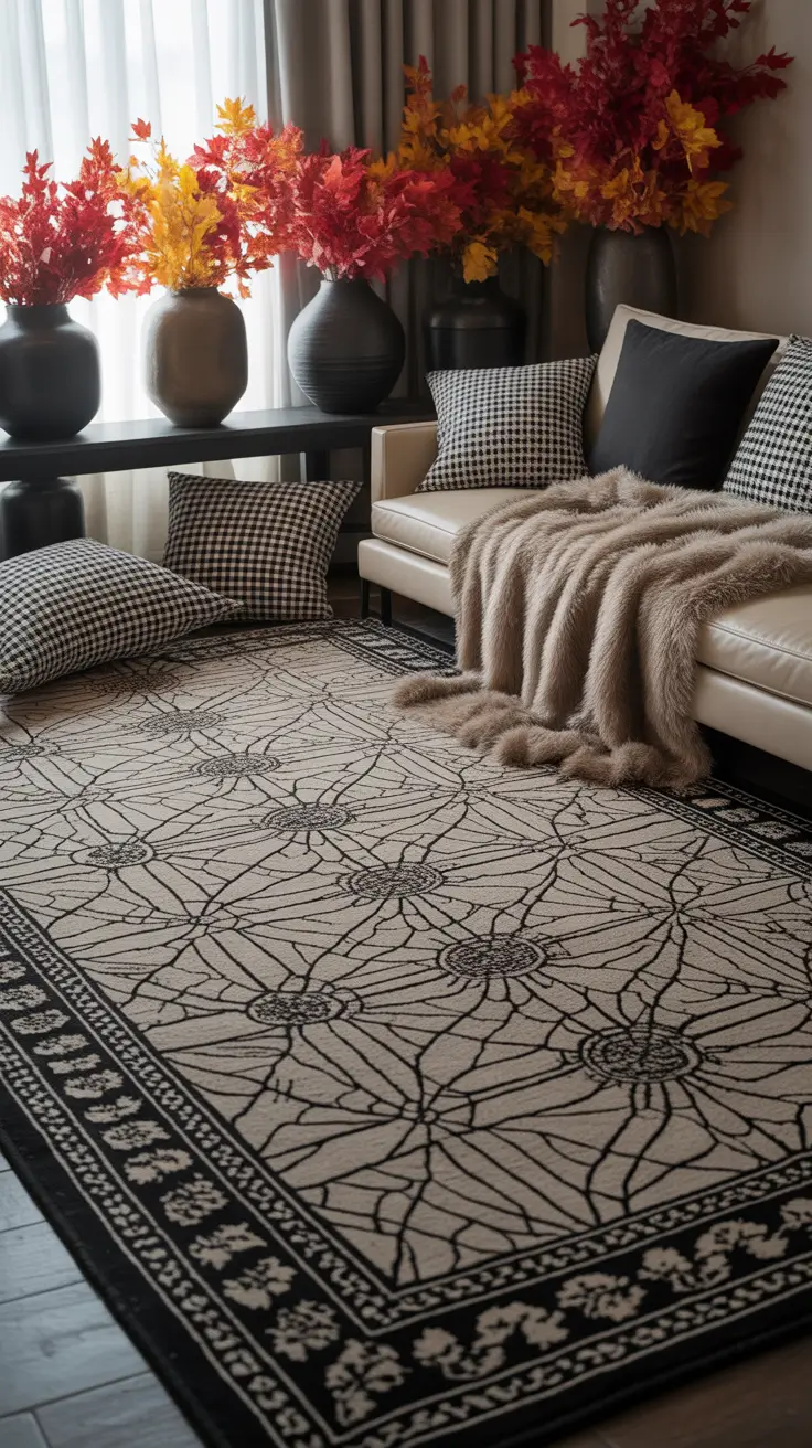 Halloween Living Room Decor Ideas 2025 Statement Rugs And Creepy Chic Textiles