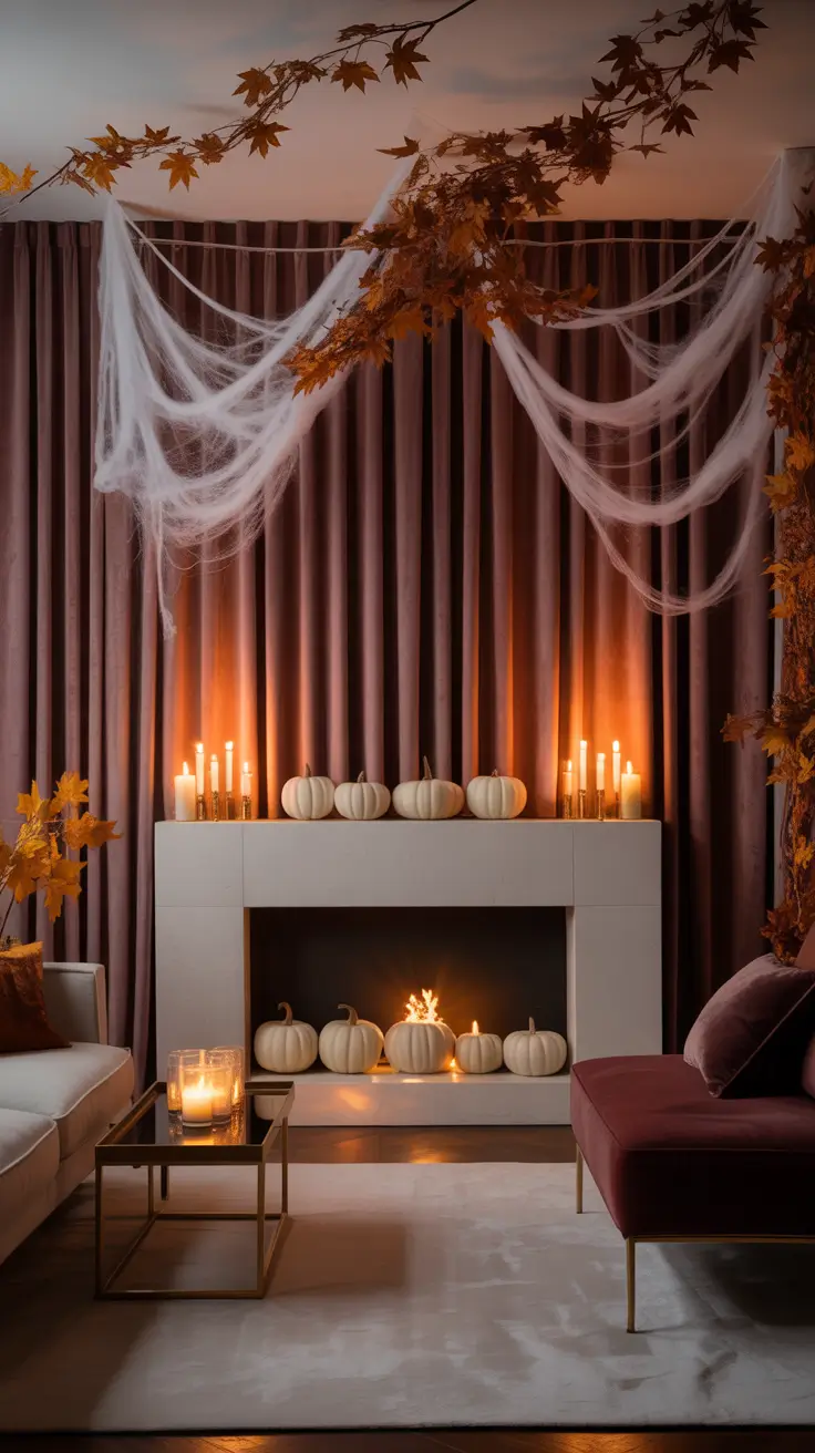 Halloween Living Room Decor Ideas 2025 Elegant Fall And Halloween Mashup For 2025