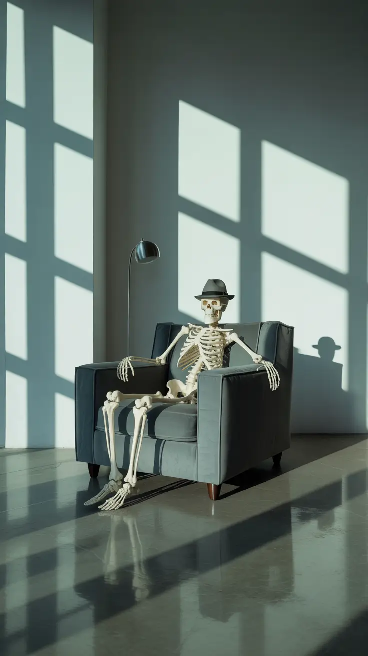 Halloween Living Room Decor Ideas 2025 Simple Skeletons In Unexpected Corners