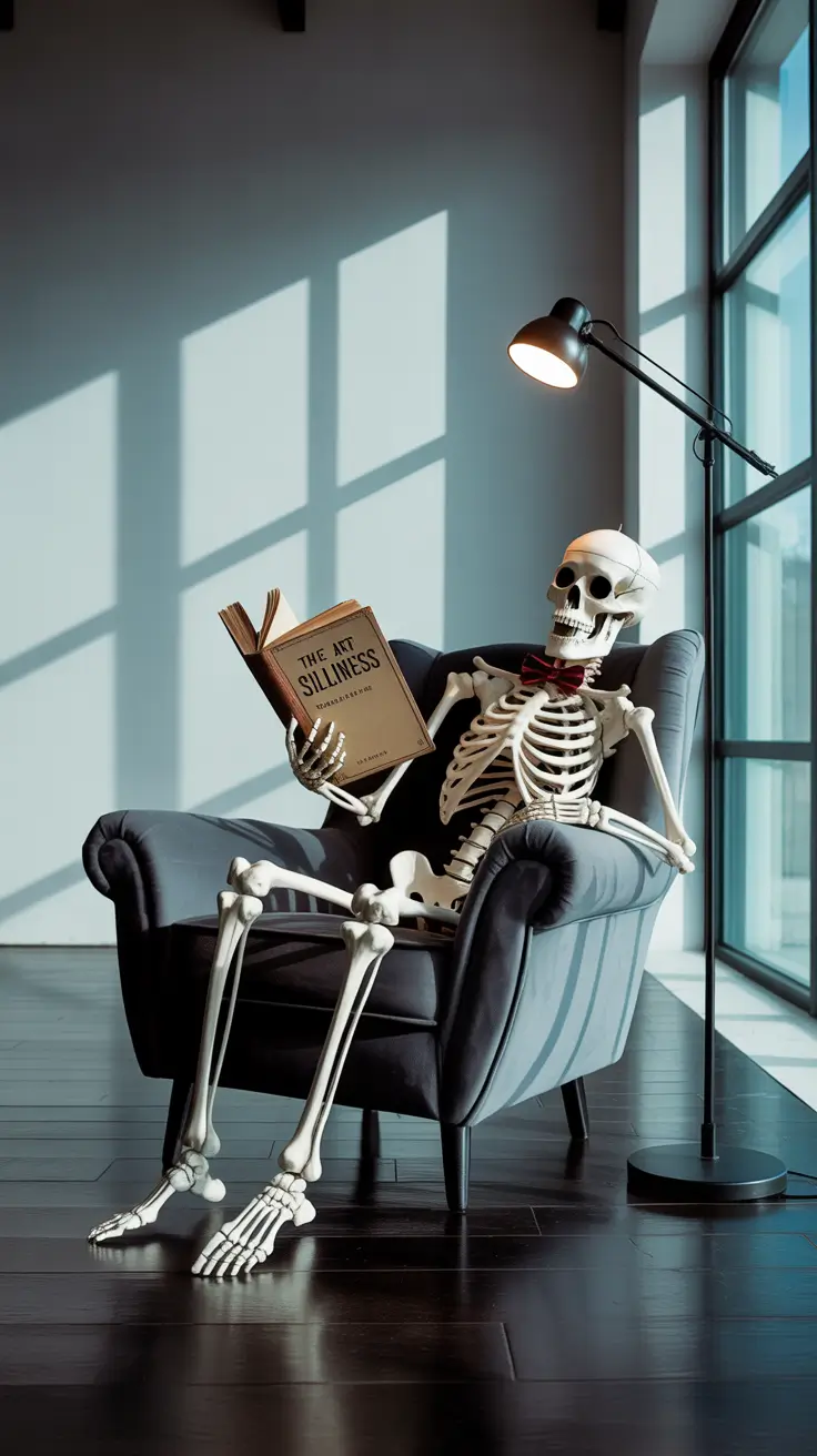 Halloween Living Room Decor Ideas 2025 Simple Skeletons In Unexpected Corners