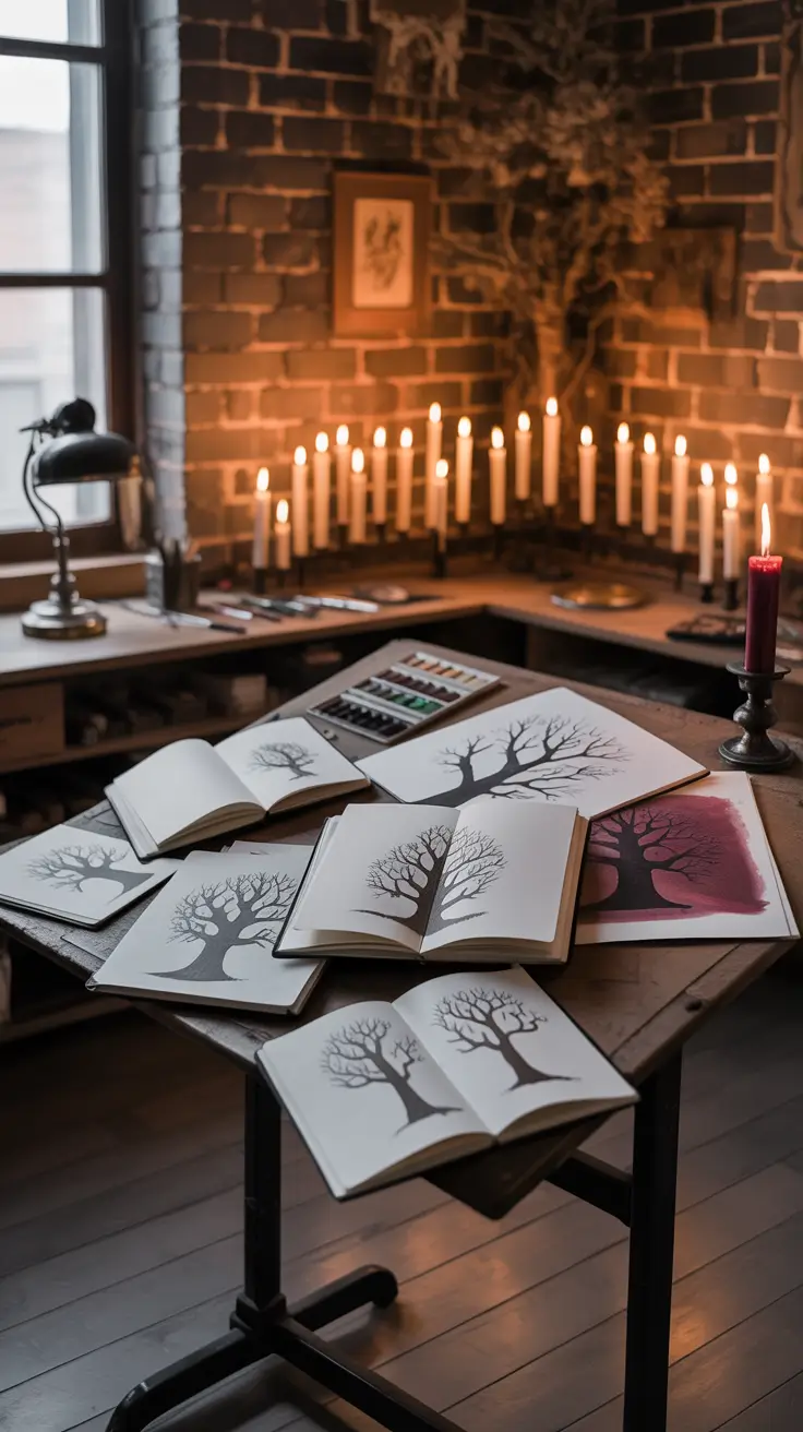 halloween tree ideas 2025 Halloween Tree Drawing Ideas For Artists