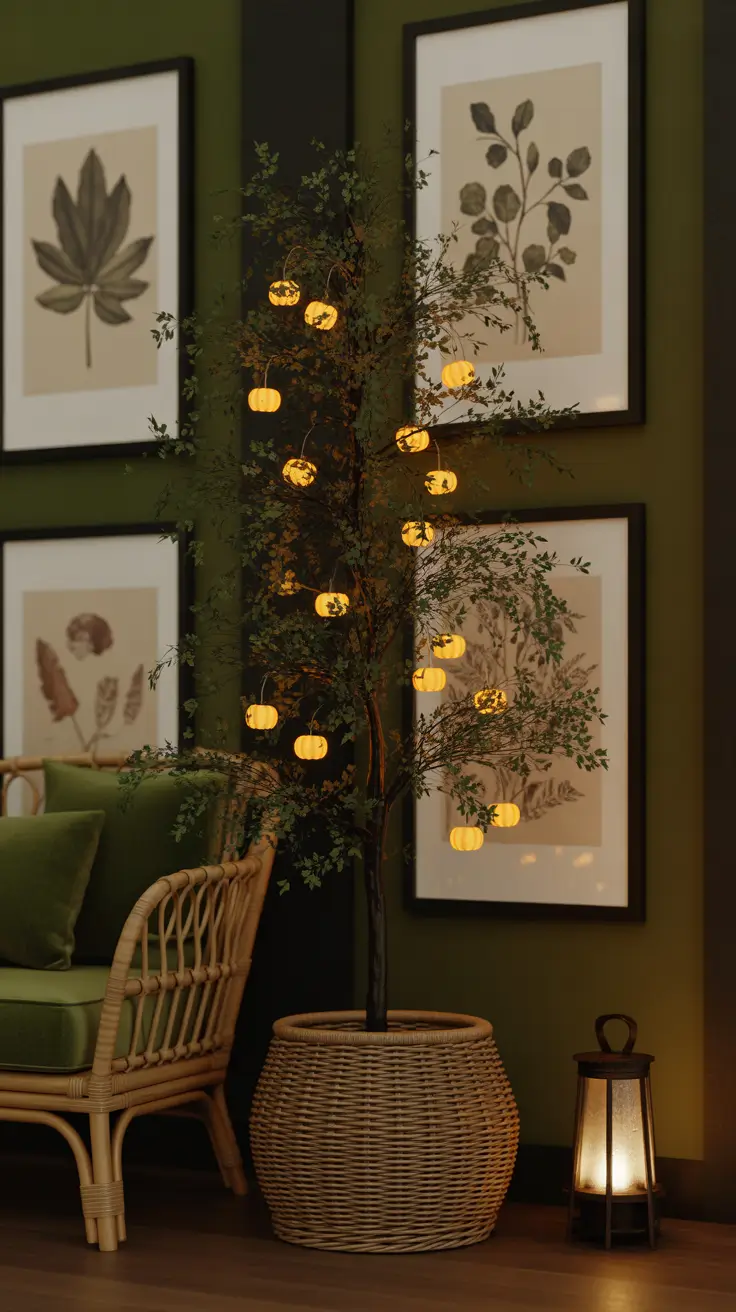 halloween tree ideas 2025 Green Halloween Trees That Channel Wicked Woods