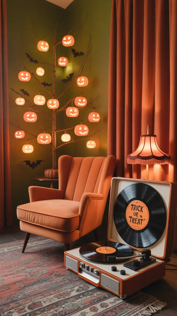 halloween tree ideas 2025 Vintage-Inspired Halloween Trees With Retro Charm