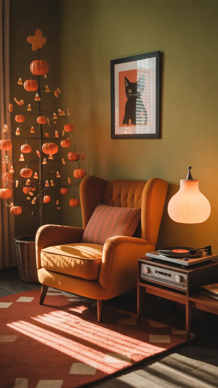 halloween tree ideas 2025 Vintage-Inspired Halloween Trees With Retro Charm