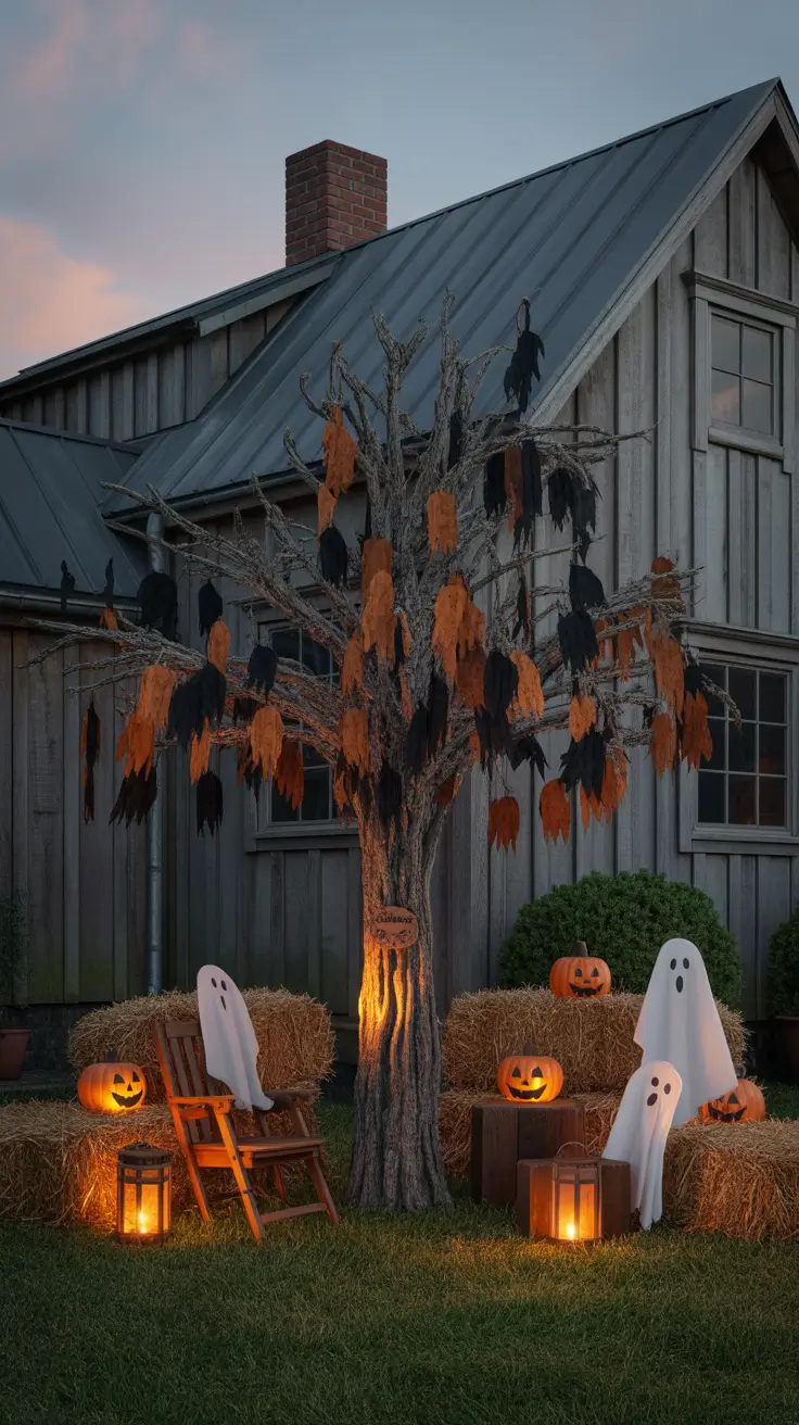 halloween tree ideas 2025 Outdoor DIY Halloween Tree Masterpieces