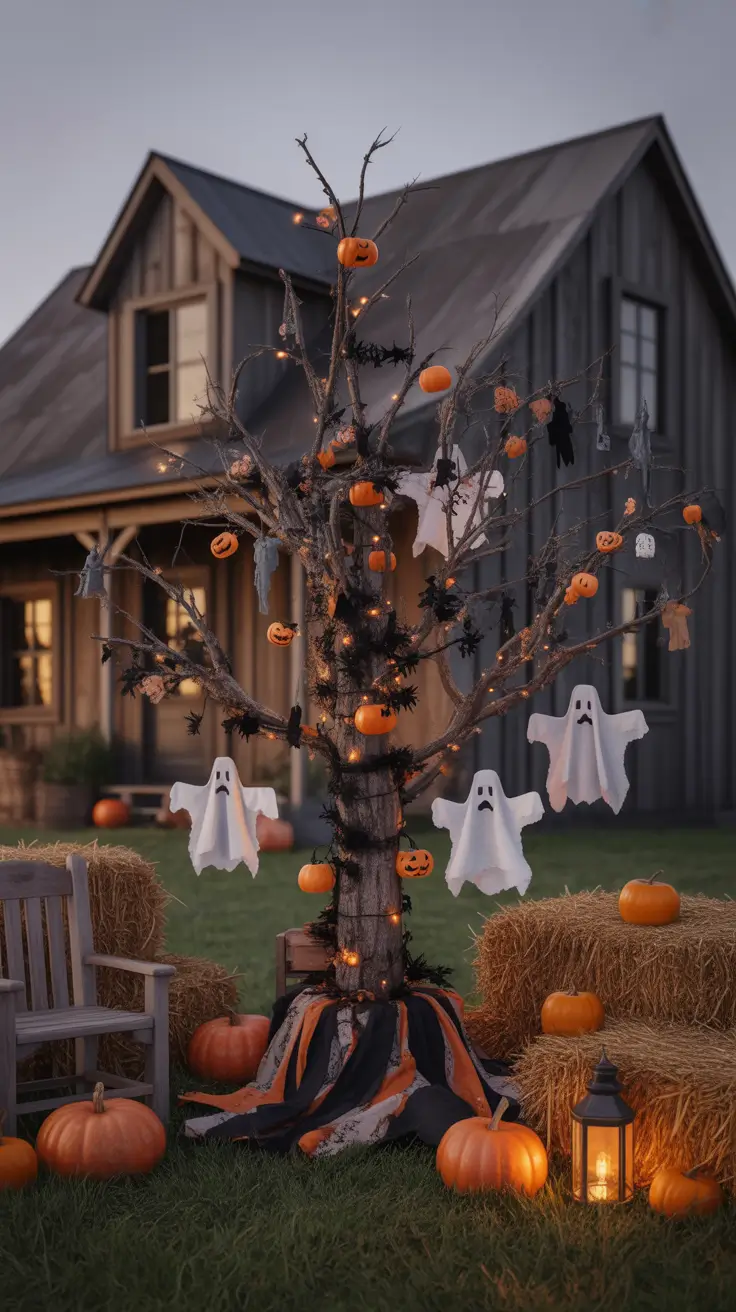 halloween tree ideas 2025 Outdoor DIY Halloween Tree Masterpieces
