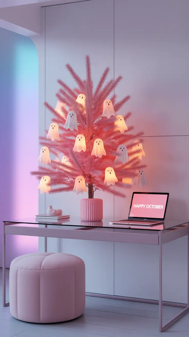 halloween tree ideas 2025 Think Pink: Unexpectedly Pretty Halloween Trees