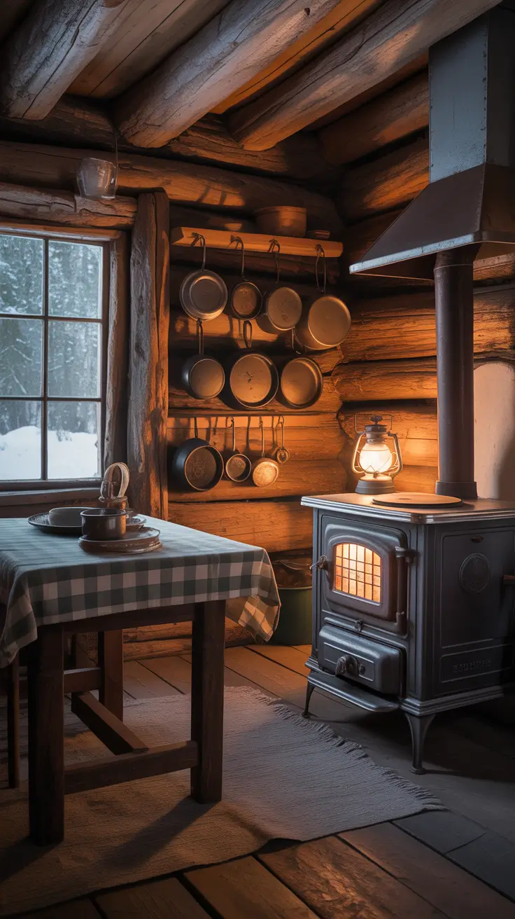 kitchen designers ideas 2026 Log Cabin Kitchens With Rustic Charm