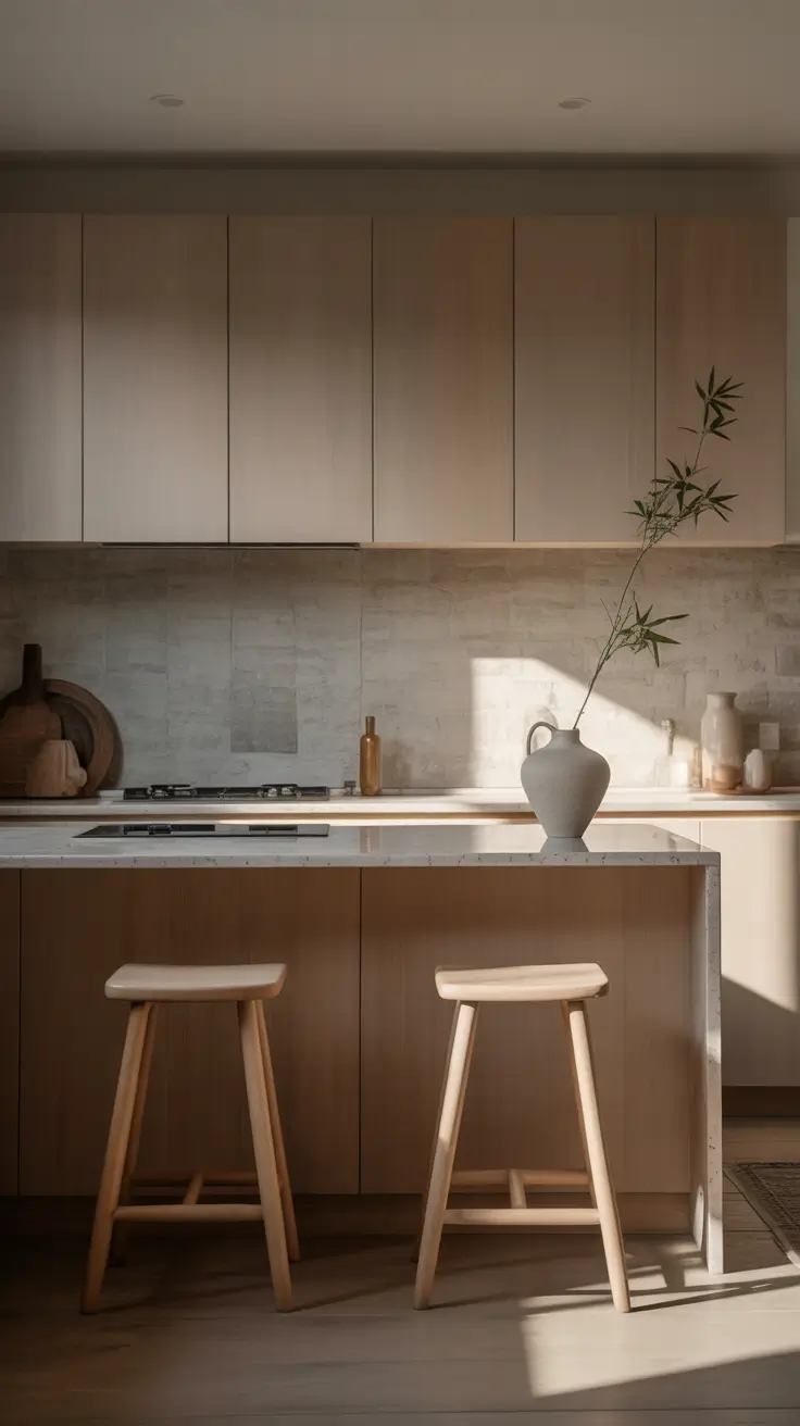 kitchen designers ideas 2026 Japandi Style Minimalist Harmony