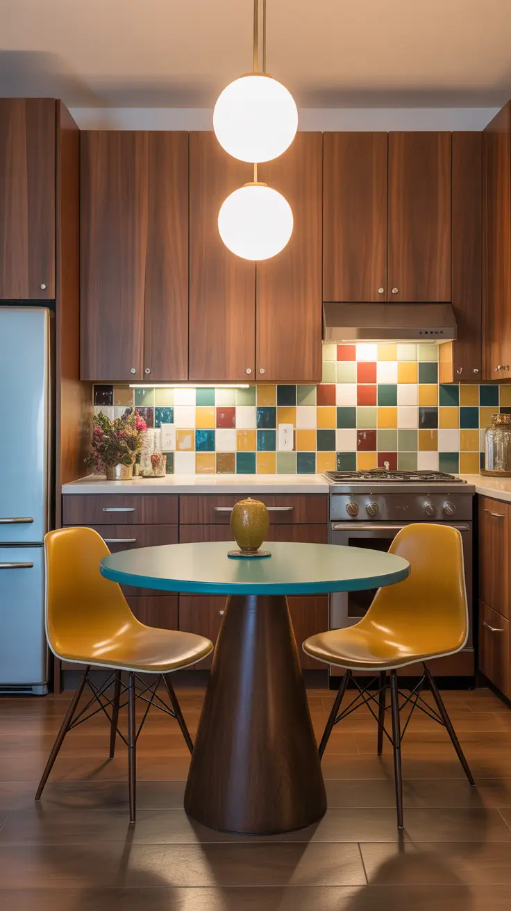 kitchen designers ideas 2026 Mid Century Modern Kitchen Charm