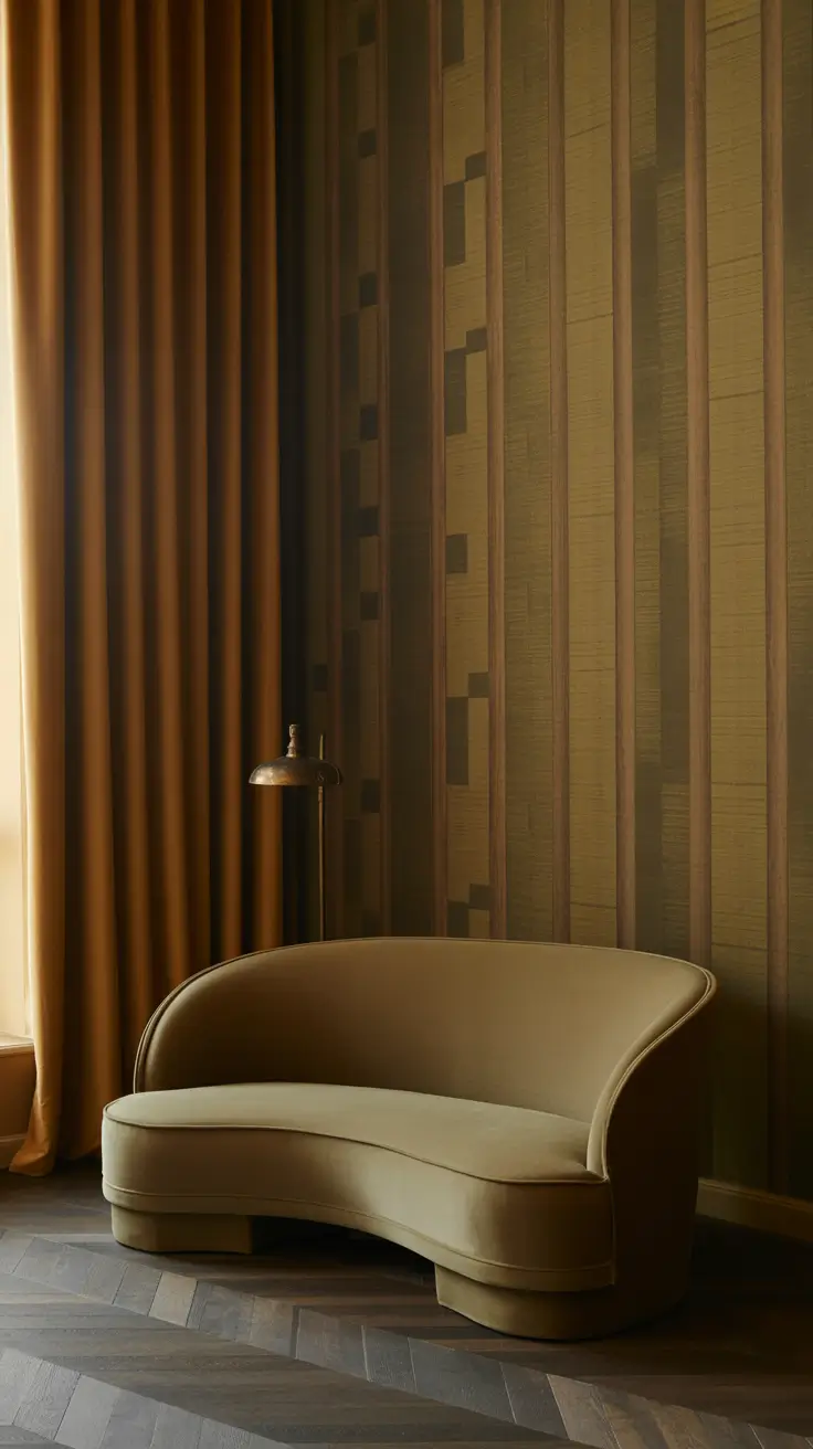 Living Room Ideas 2026 Trends Wall Papering Bold Patterns And Subtle Elegance