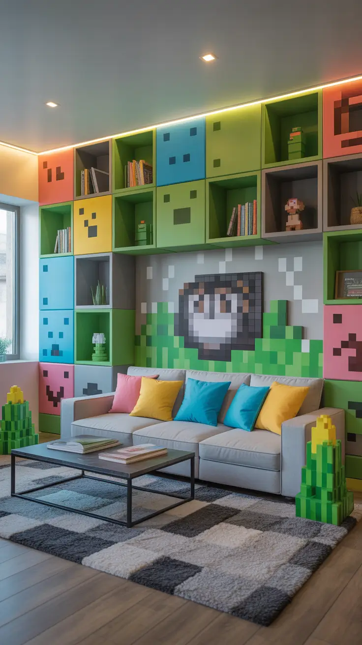 Living Room Ideas 2026 Trends Minecraft Interior Vibes In Real-Life Decor
