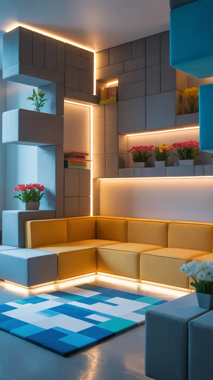 Living Room Ideas 2026 Trends Minecraft Interior Vibes In Real-Life Decor