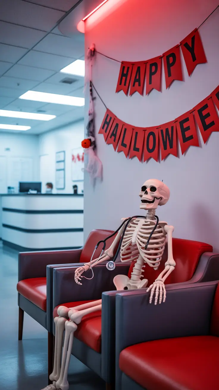 Medical-Themed Halloween Decor For Office Clinics