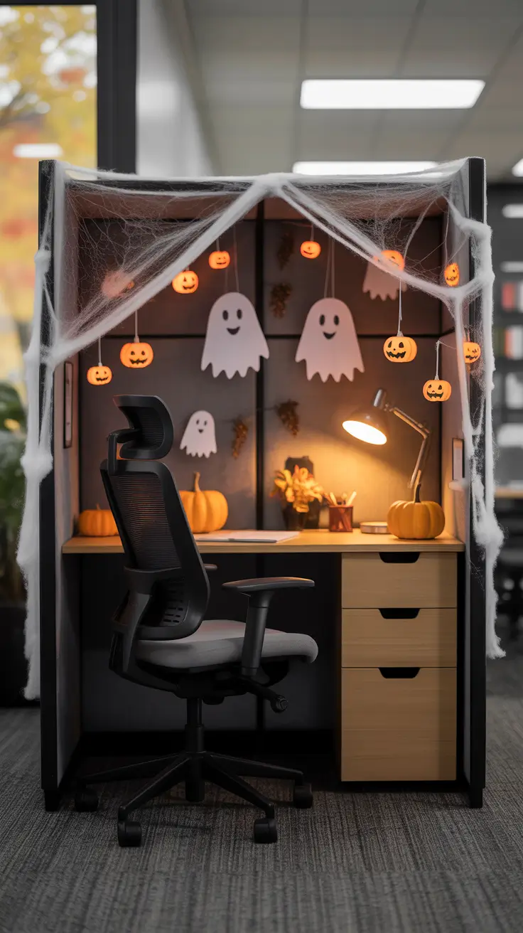 cubicle decor Creative Cubicle Decor That Brings The Haunted Vibes