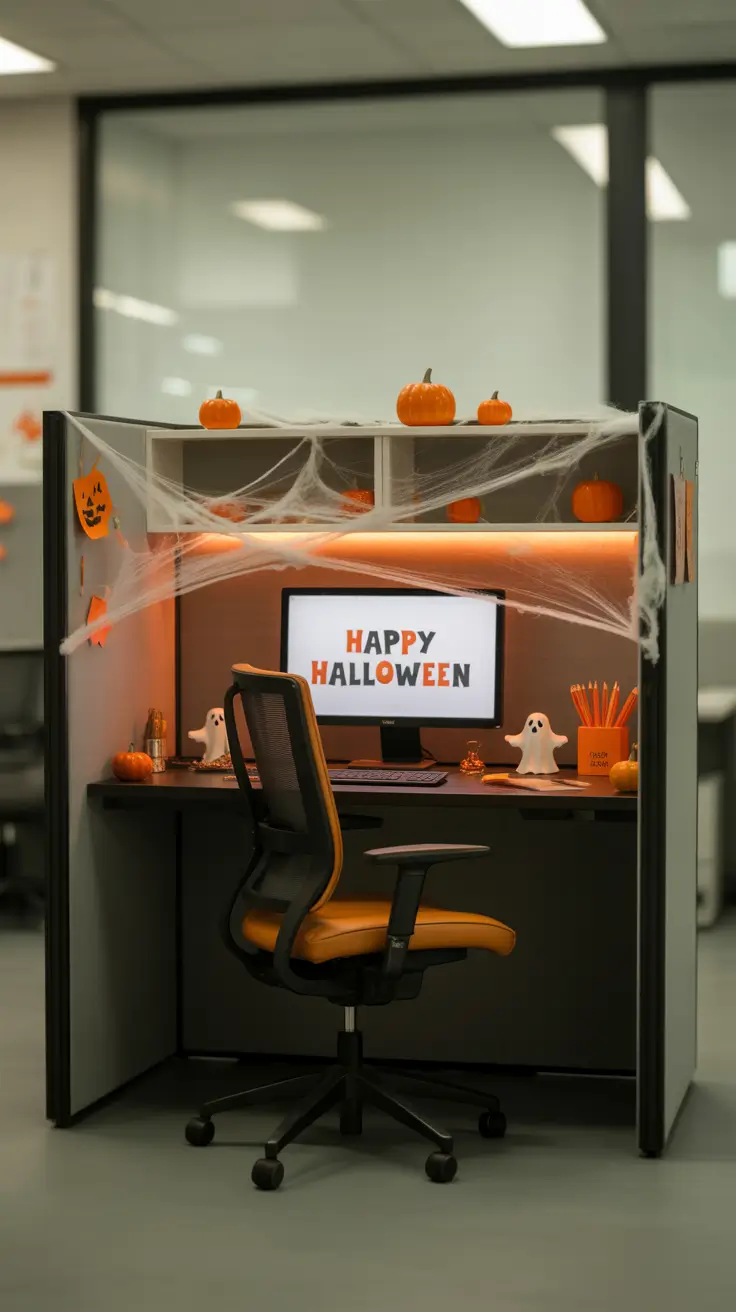 Cubicle Makeovers With Festive And Functional Flair