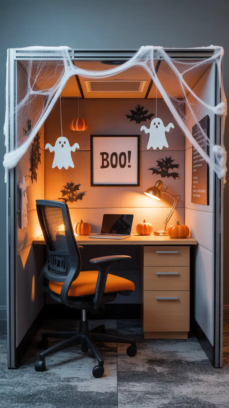 cubicle decor Creative Cubicle Decor That Brings The Haunted Vibes