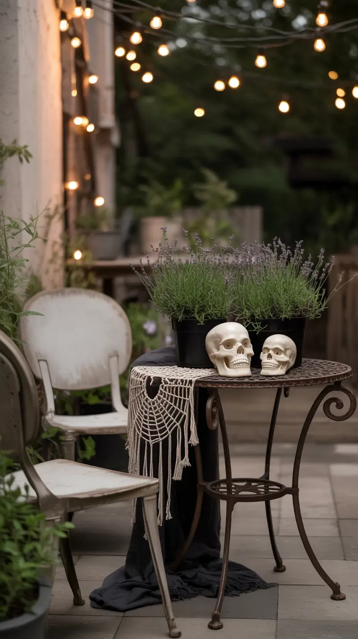 outdoor halloween decor ideas 2025 Stylish Backyards With a Haunting Aesthetic