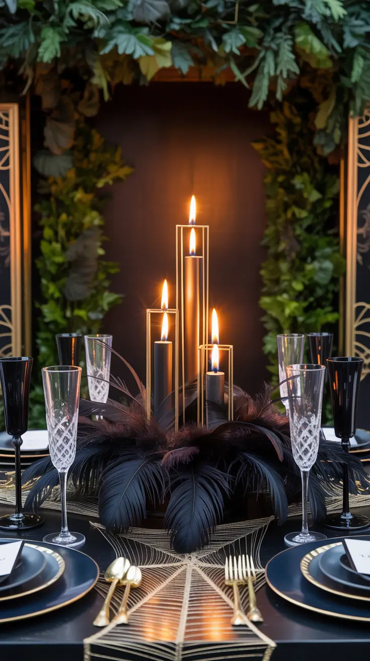 outdoor halloween decor ideas 2025 Deco-Inspired Looks for Vintage Halloween Vibes