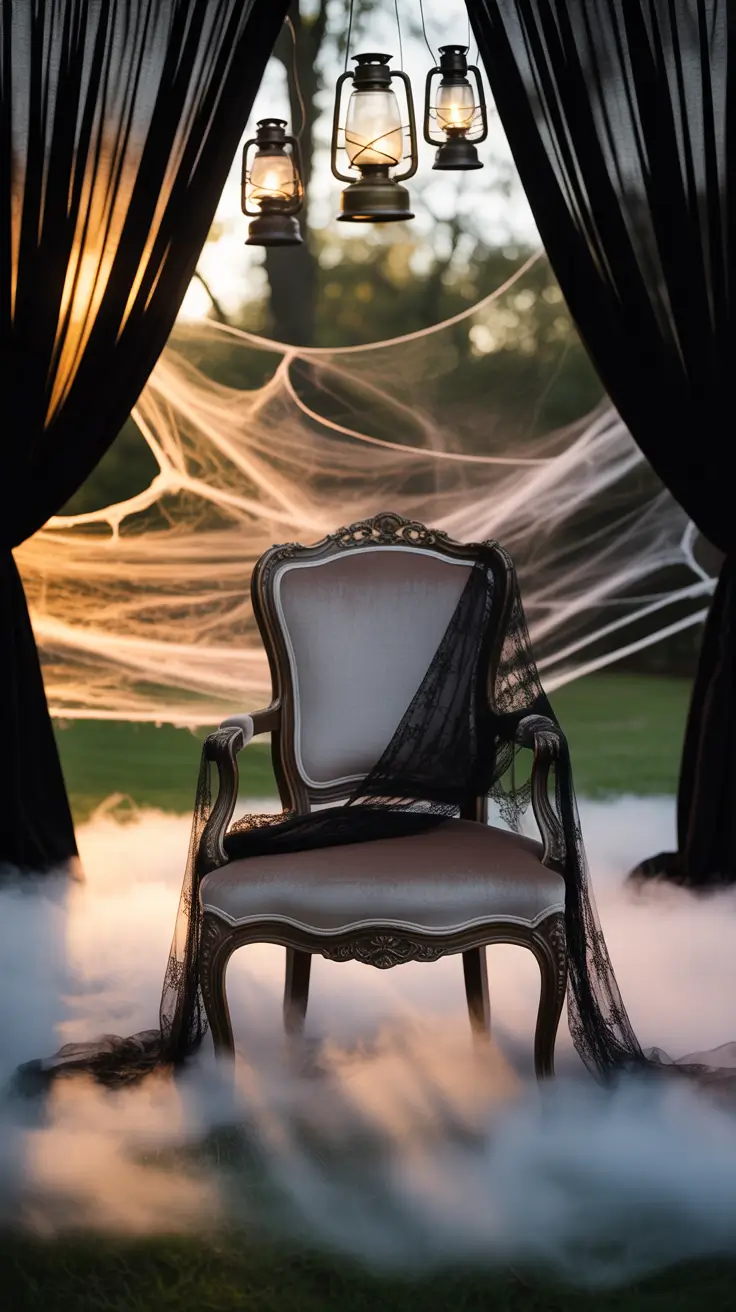 outdoor halloween decor ideas 2025 DIY Halloween Backdrops for Spooky Photoshoots