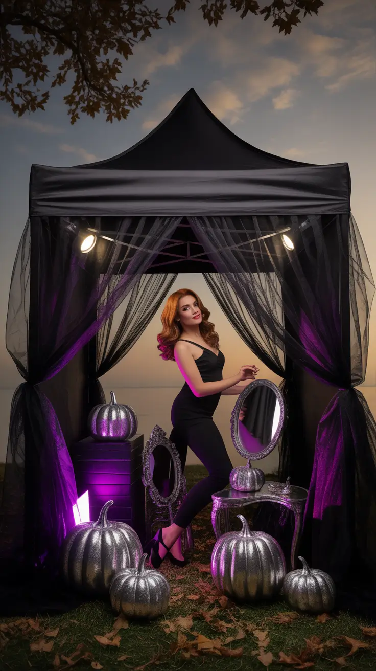 outdoor halloween decor ideas 2025 How to Build a Halloween Photo Booth Backdrop