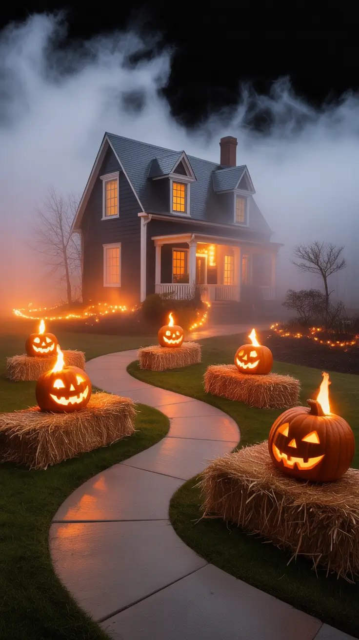 scary halloween decorations for home 2025 Fog and Flames: Atmospheric Yard Effects for 2025