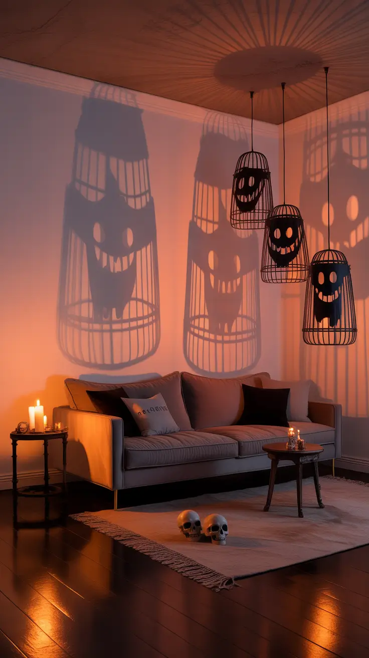 scary halloween decorations for home 2025 Ghastly Indoor Shadows Lighting Tricks That Terrify