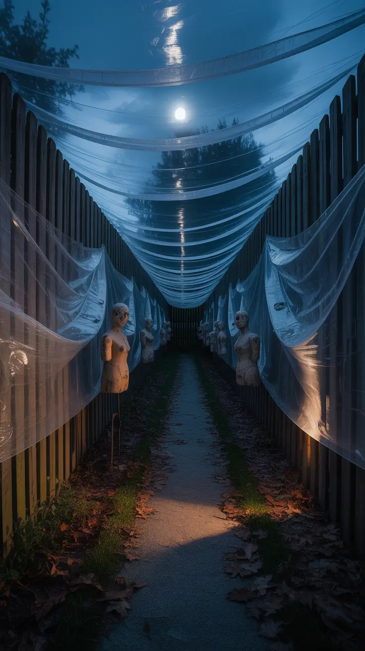 scary halloween decorations for home 2025 Outdoor Horror Hallways: Create a Backyard Maze of Fear