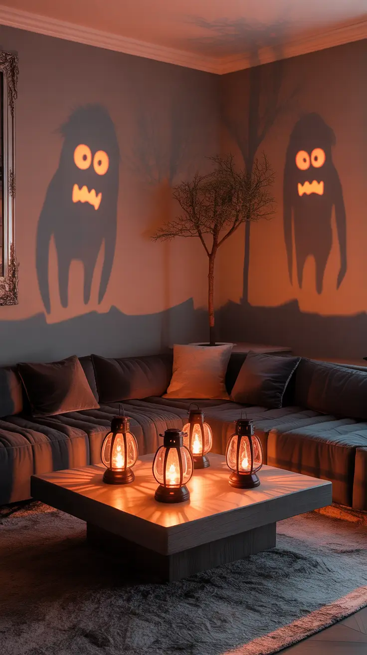 scary halloween decorations for home 2025 Ghastly Indoor Shadows Lighting Tricks That Terrify