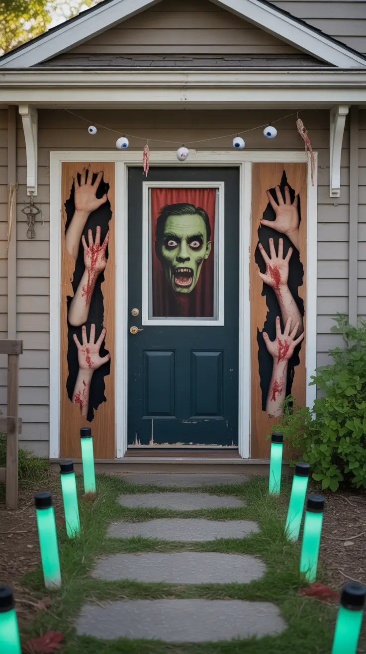 scary halloween door decorations 2025 Classroom Contest Door That’ll Terrify Teachers