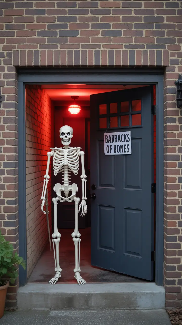 scary halloween door decorations 2025 Classic Jack-o’-Lantern Meets Gothic Grunge