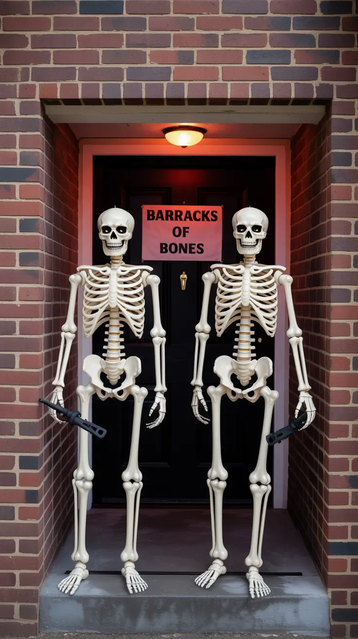 scary halloween door decorations 2025 Classic Jack-o’-Lantern Meets Gothic Grunge