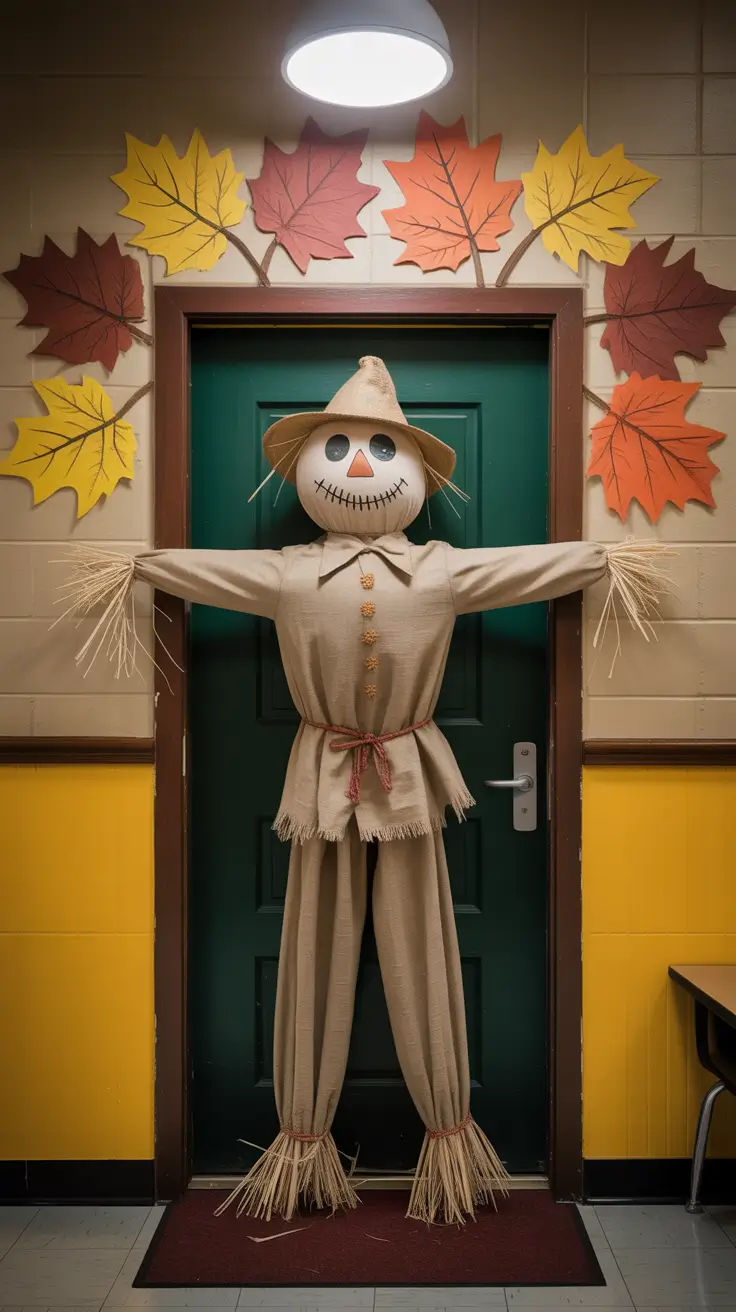 scary halloween door decorations 2025 Kid-Friendly Monster Face with Giant Eyes