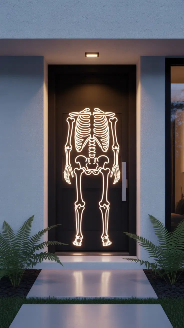 scary halloween door decorations 2025 Doorway to Hell: Flames, Skulls, and Screams