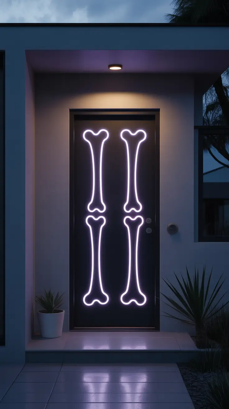 scary halloween door decorations 2025 Doorway to Hell: Flames, Skulls, and Screams