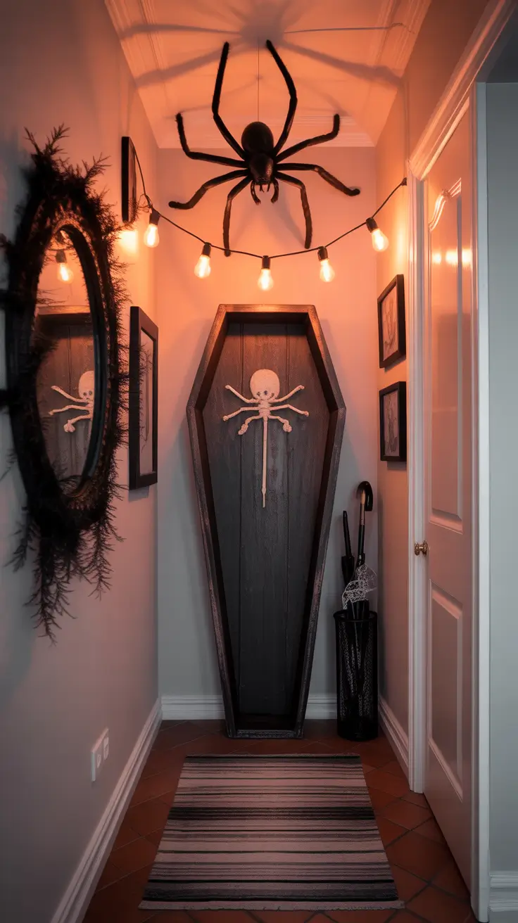 scary halloween door decorations 2025 2025 Trend: Blacklight Bone Door Designs