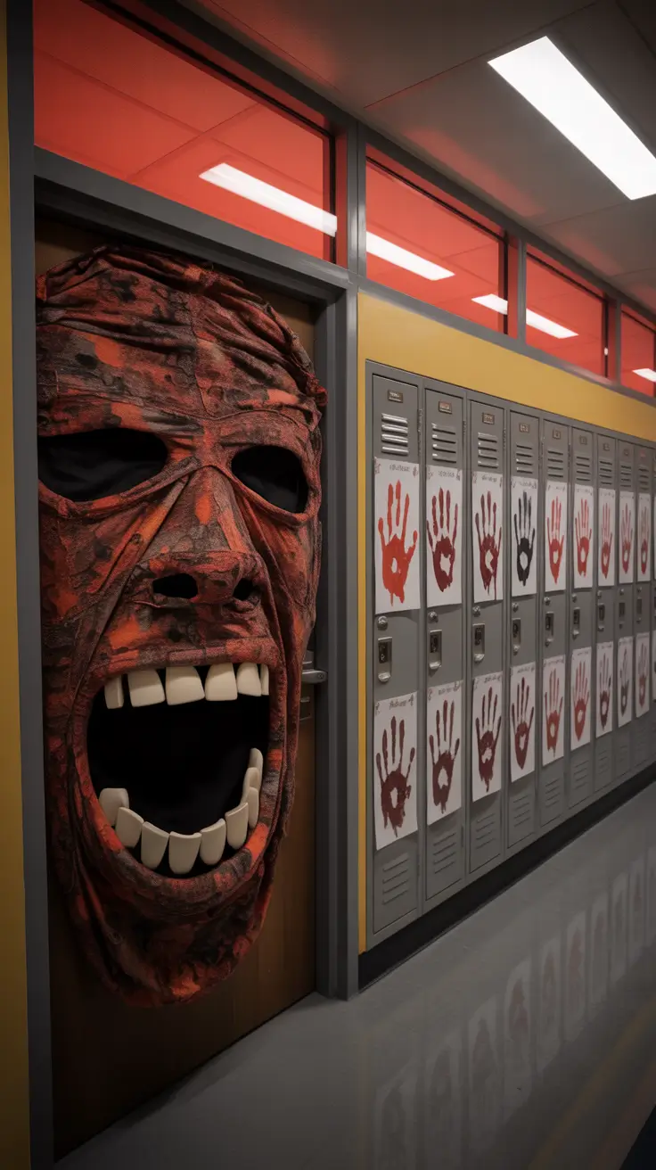 scary halloween door decorations 2025 Schoolhouse Screams: Terrifying Classroom Door Ideas